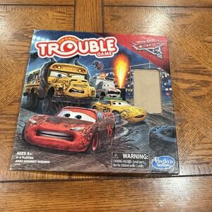 Disney Pixar Cars 3 Trouble Board Game with Pop-O Matic Dice Roller